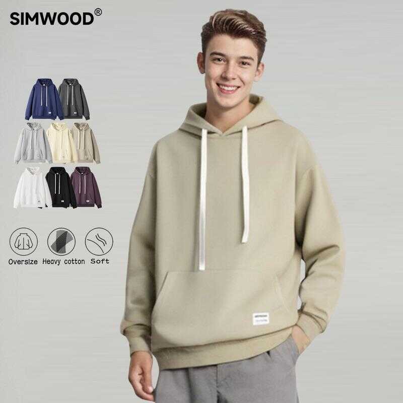 SIMWOOD Hoodie Jacket ?? heavy earth color sweatshirt oversize Unisex ...