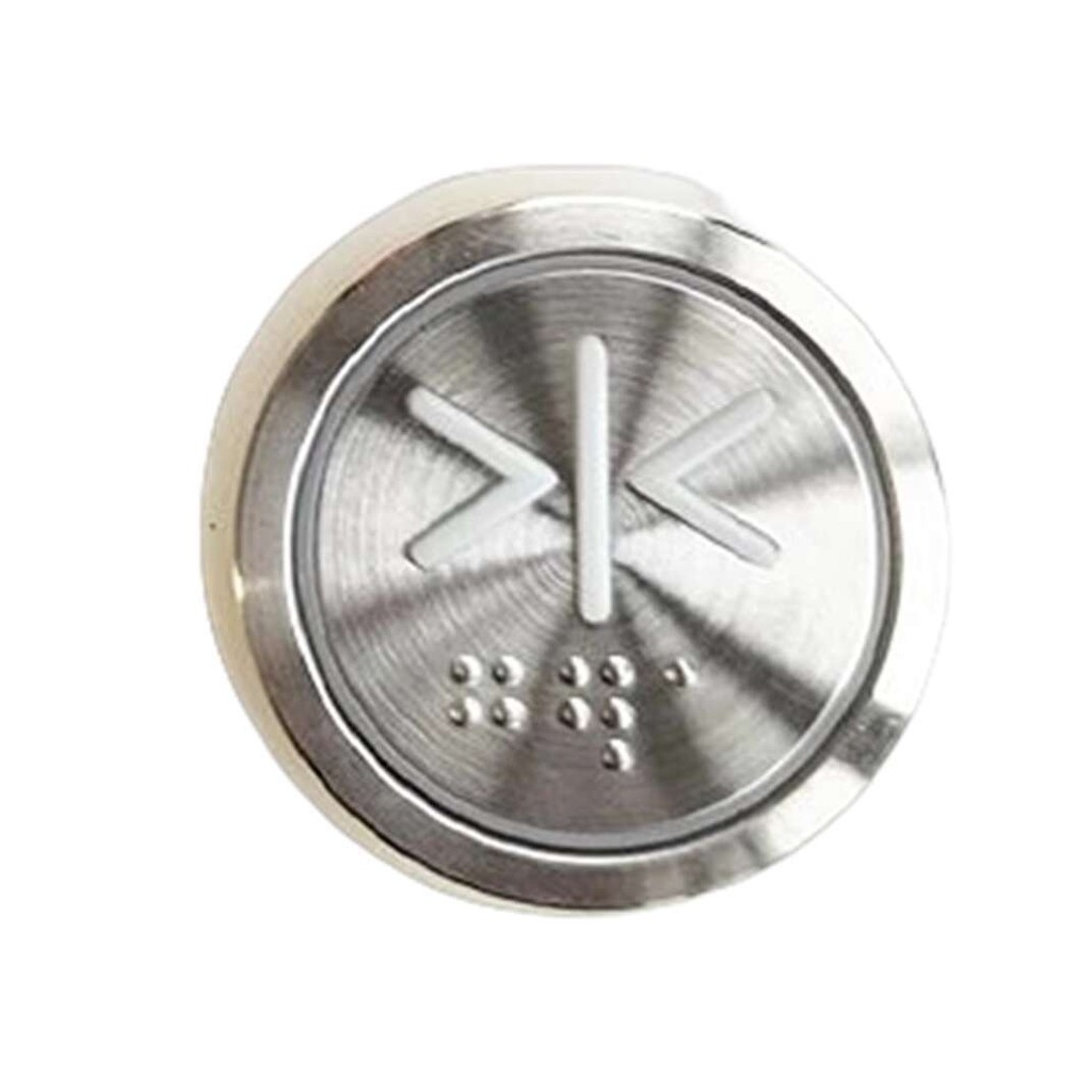 Yongda Elevator Internal and External Braille Stainless Steel Round ...