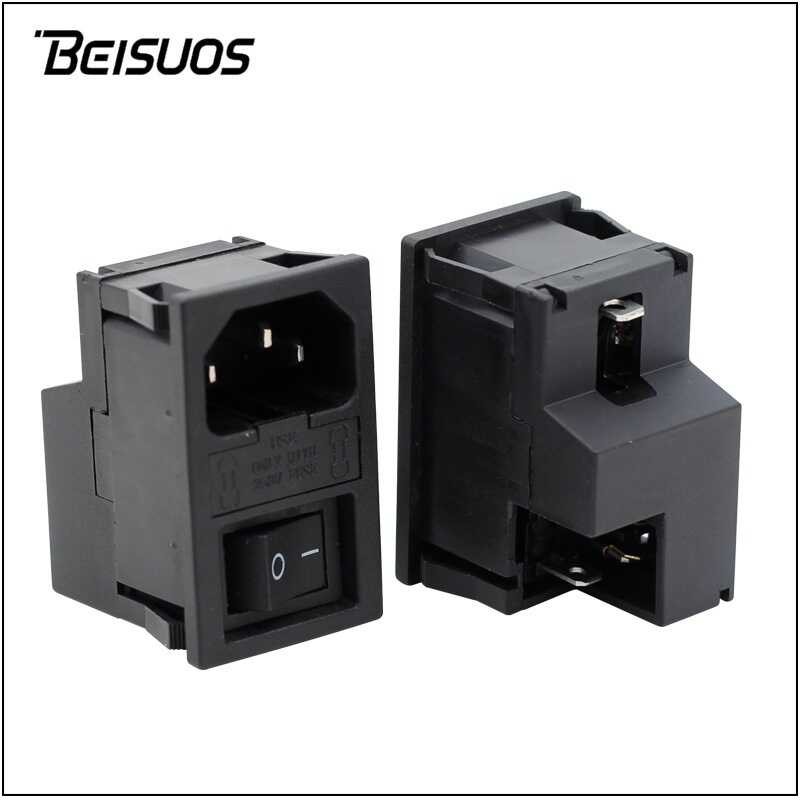 AC power socket with three in one switch, dual fuse socket, anti ...