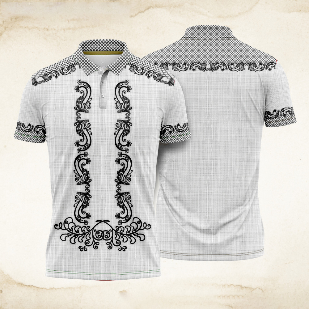 New Barong Bohemian Style Men S Lapel Short Sleeved Tops D Floral