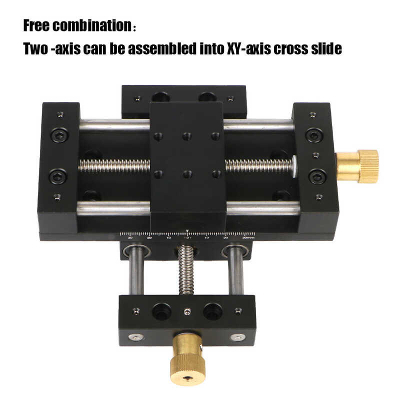 Platform X-Axis 40X70mm Fine-Tuning Ear Stage Precision Sliding Table ...