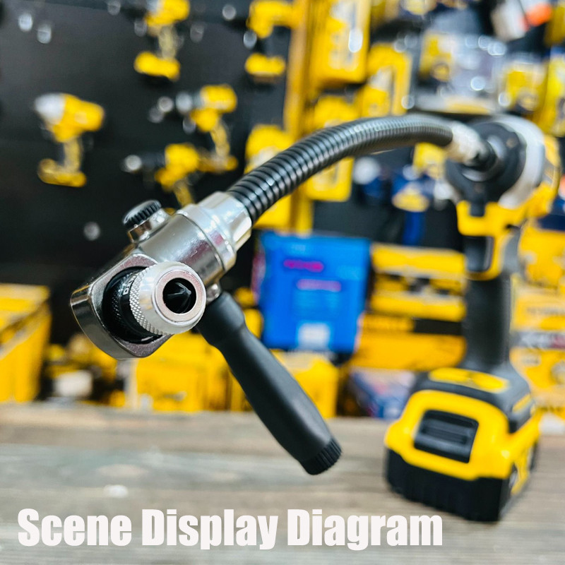 DEWALT DWARAFS-Z Right Angle Flex Shaft Bit Holder Flexible Hose ...