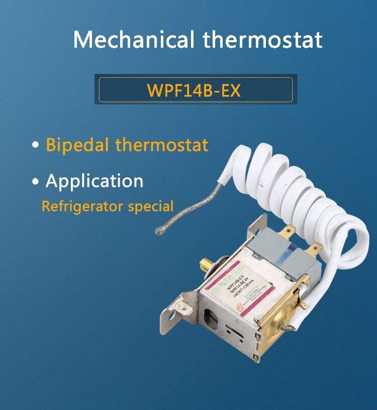 WPF14B-EX Refrigerator Thermostat,3 Feet Freezer Temperature Controller ...
