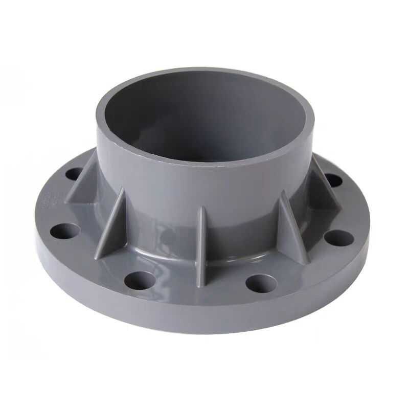 Grey PVC Water Supply Pipe Split Flange 90 160 200 250 315 Flange Joint ...