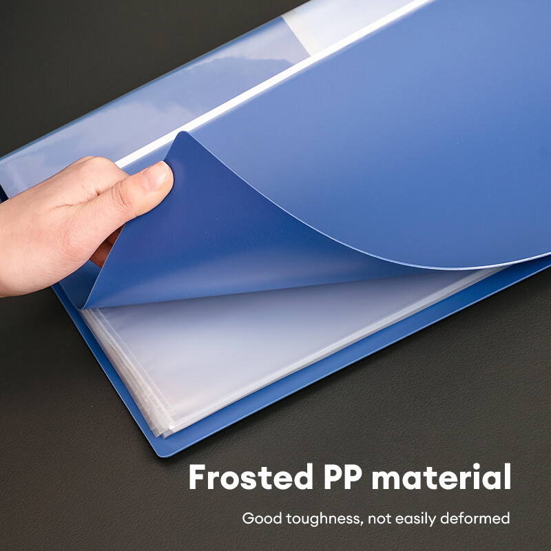 Deli A4 Display Book Clear Folder 100 Pockets File Documents Storage ...