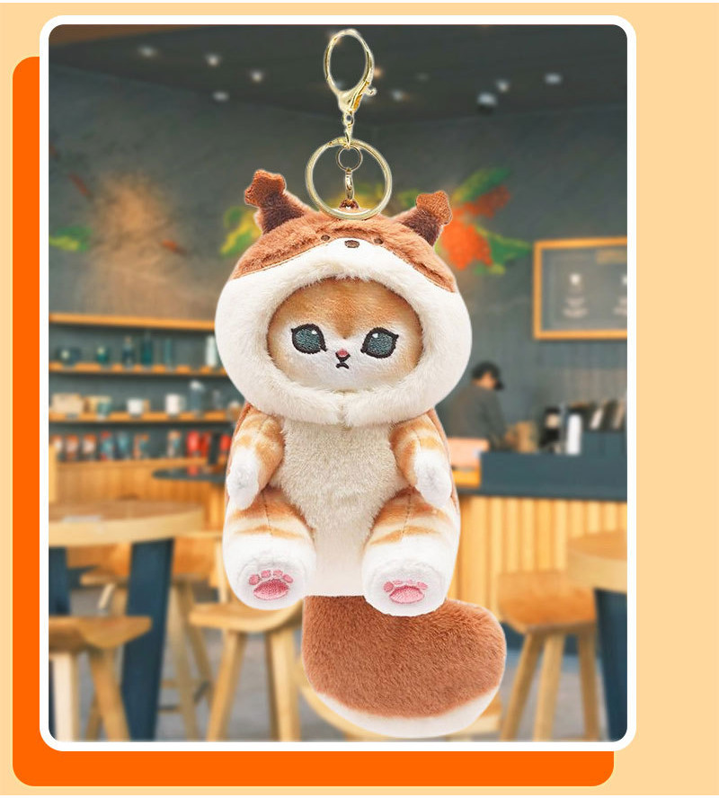Mofusand Long Tailed Animals Series 13cm Pendant Plush Doll Cute Little ...
