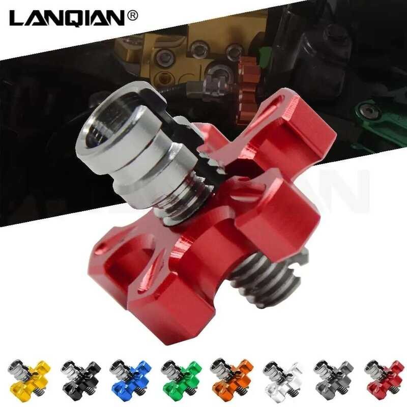 Red Aluminum Clutch Cable Adjuster For Honda GROM MSX 125