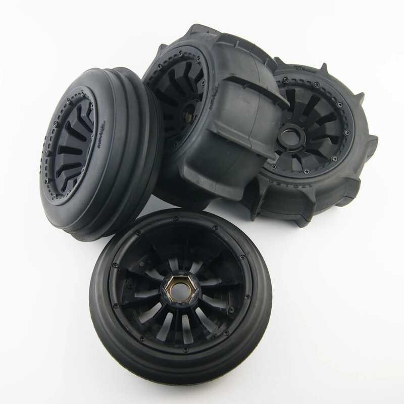 Rear Front Sand Tires Wheels Para Sa HPI Rofun Ba 5T 5Sc Rovan SS KM Sa ...