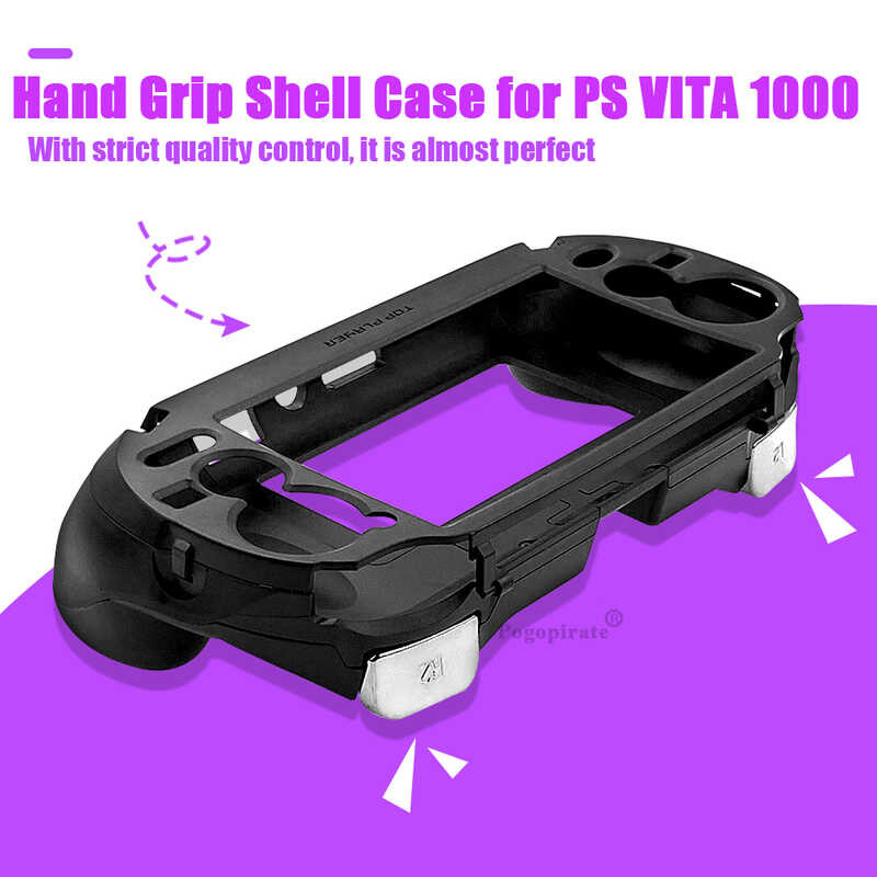 Replacement Black Hand Grip Joypad Stand Case With L2 R2 Trigger Button ...