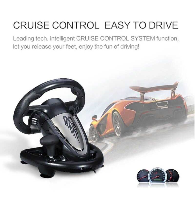 PXN V3 Pro Steering Wheel Racing Game 180 Degree Driving Simulator With ...