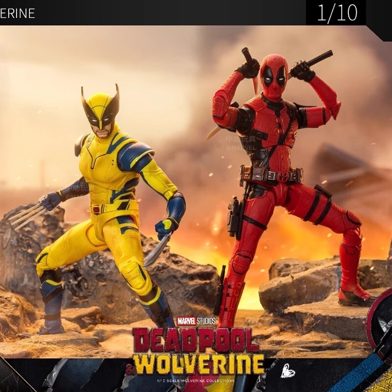 2024 Hot Toys Deadpool Anime Action Figure Toy Dead Pool Model Doll ...