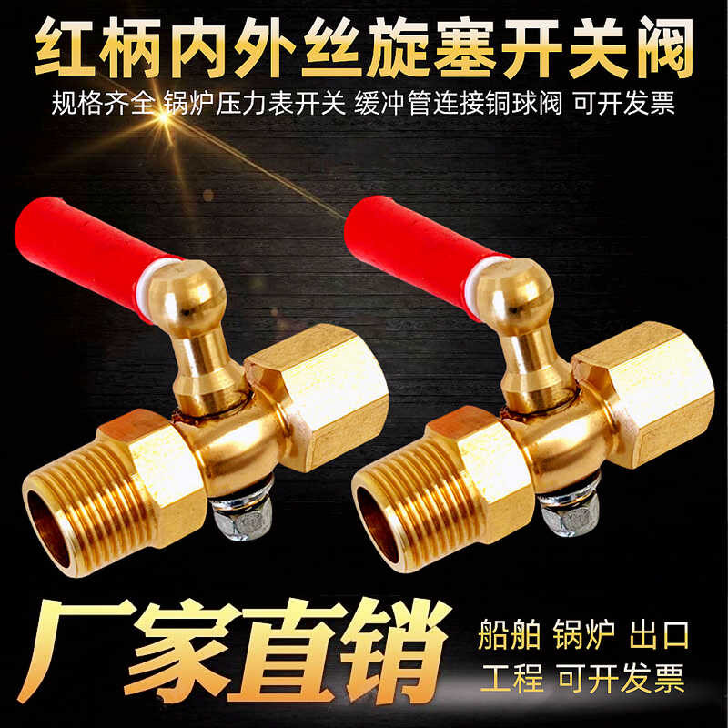 Copper thickened pressure gauge with inner and outer wire plug valves ...