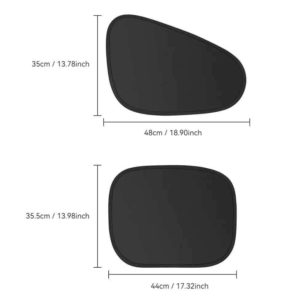 (Local shipment) Car Sunshade Magnetic Mesh Curtain Car Side Window ...