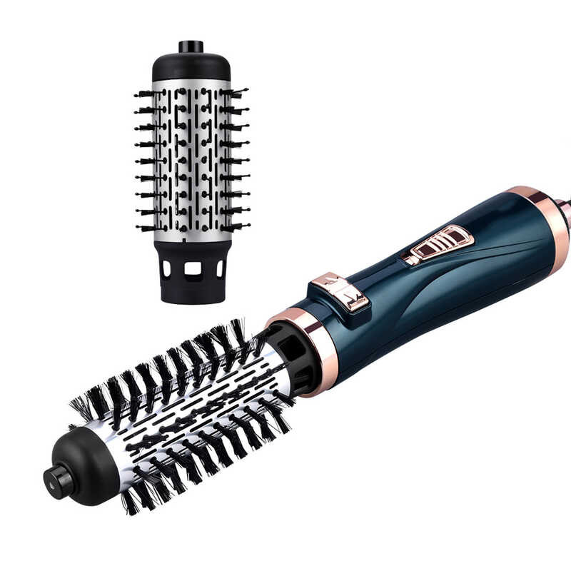 Blow Rotating Dryer Curler One Step Blower Hot Air Comb 3 In 1 Hair ...