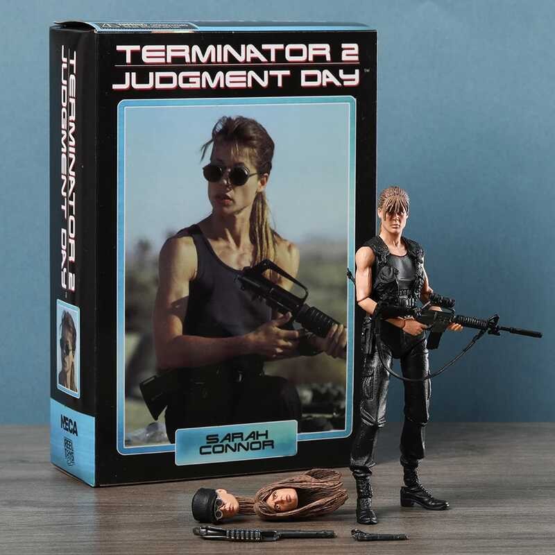 Terminator NECA 2 Sarah Connor Ultimate Action Figure Doll PVC Desop ...