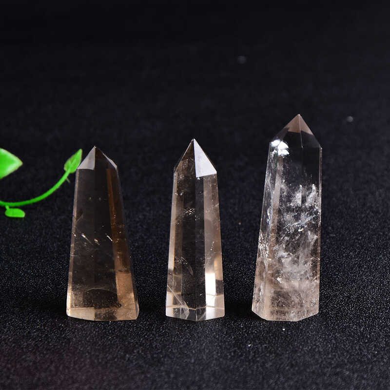 Smoky Natural Quartz Crystal Point Heag Hexagonal Prisms 50-80mm ...