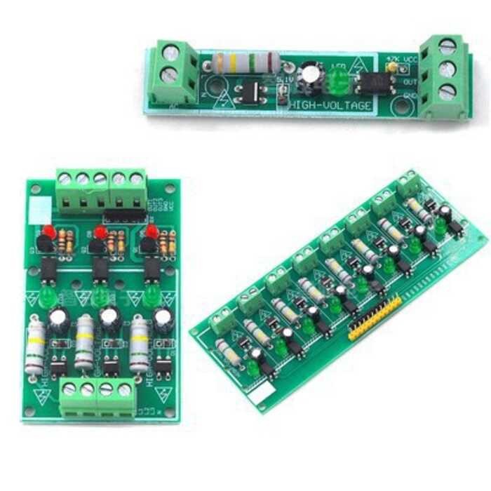 1/3/8 channel 220V AC optocoupler module 220V optocoupler isolation ...