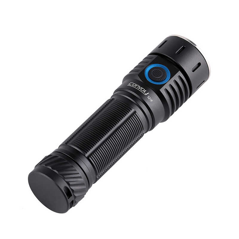 S21F Flashlight 519A Convoy Led terna with 60 Degree TIR Lens 21700 ...