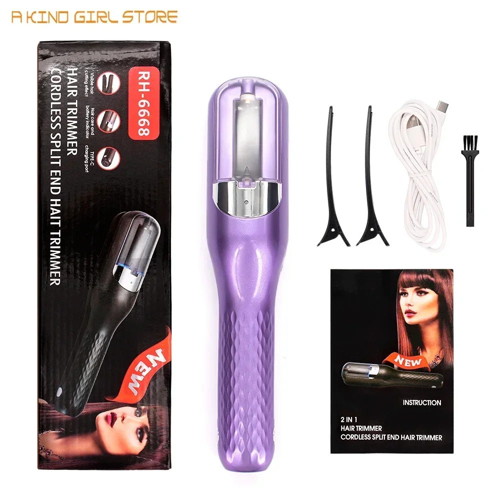 Cordless Cutting Hine Open Ends Cutter Split Trimmer Type-C Charge ...