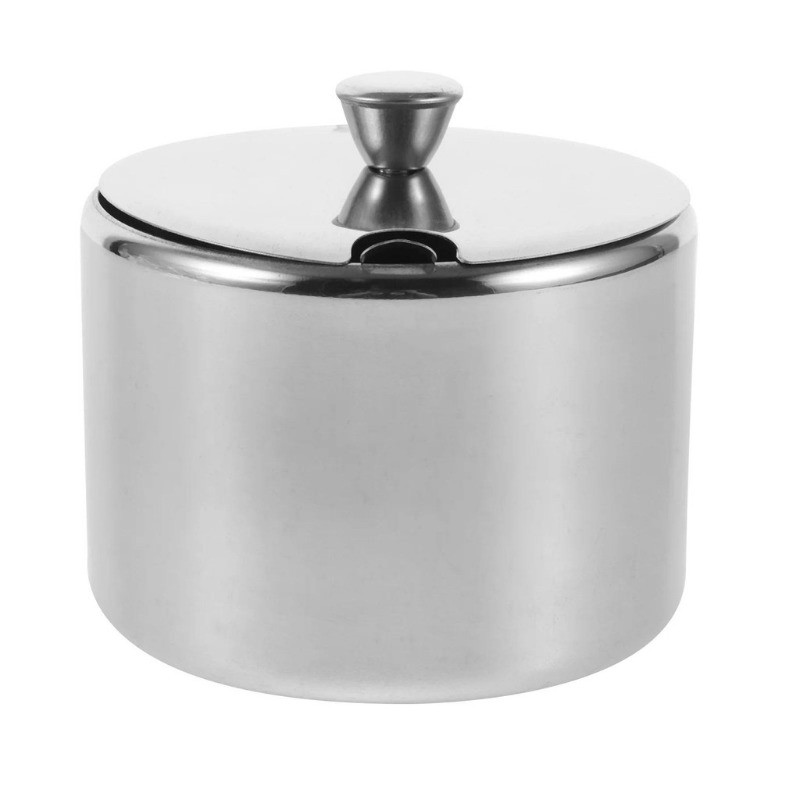 Stainless Steel Sugar Bowl Kitchen Container Condiment Containers with ...