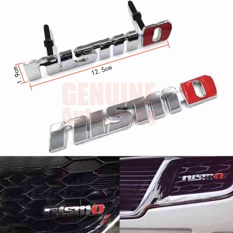NISMO Metal Front Grill Emblem For Nissan Almera Grand Livina Sentra ...
