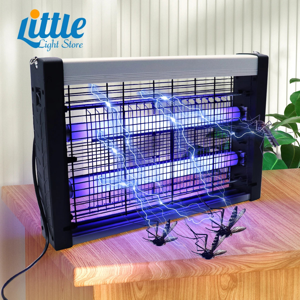 Wall Mounted 5D Electric Fly Trap Lamp Bug Per Noiseless Mosquito ...
