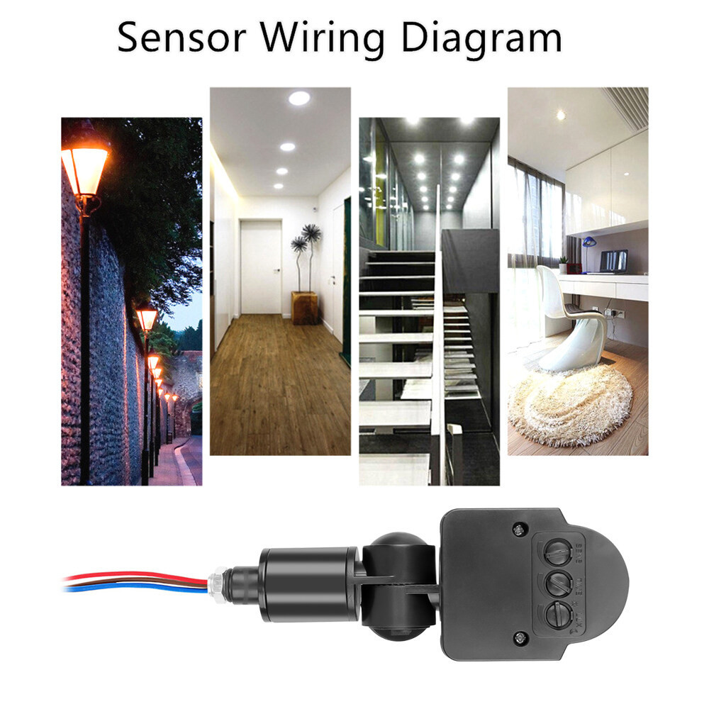 LED Motion Sensor 220V 12V Infrared PIR Motion Sensor Detector Switch ...