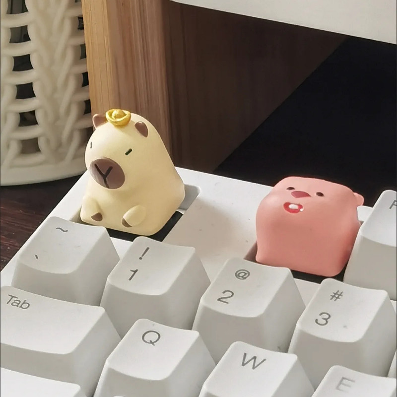 Loopy Keycap Cute Cartoon MX Switch 3D Mechanical Handmade Resin ...