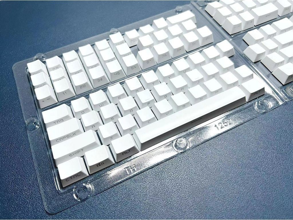 (ILYCHEEGAMI) 2024 New!!! side engraved Letter translucent keycaps OEM ...