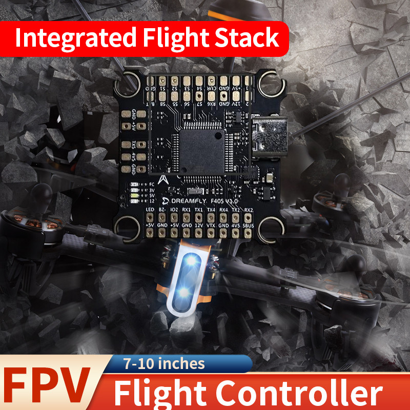 Racing 3 80 Drone Controller Stack FPV Integrated Flight Tower FC F405 ...