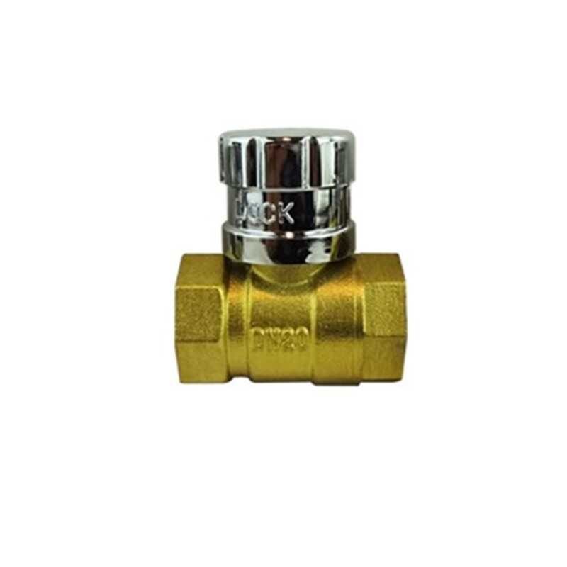 Brass Magnetic Locking Ball Valve/Magnetic Locking Ball Valve/Magnetic ...