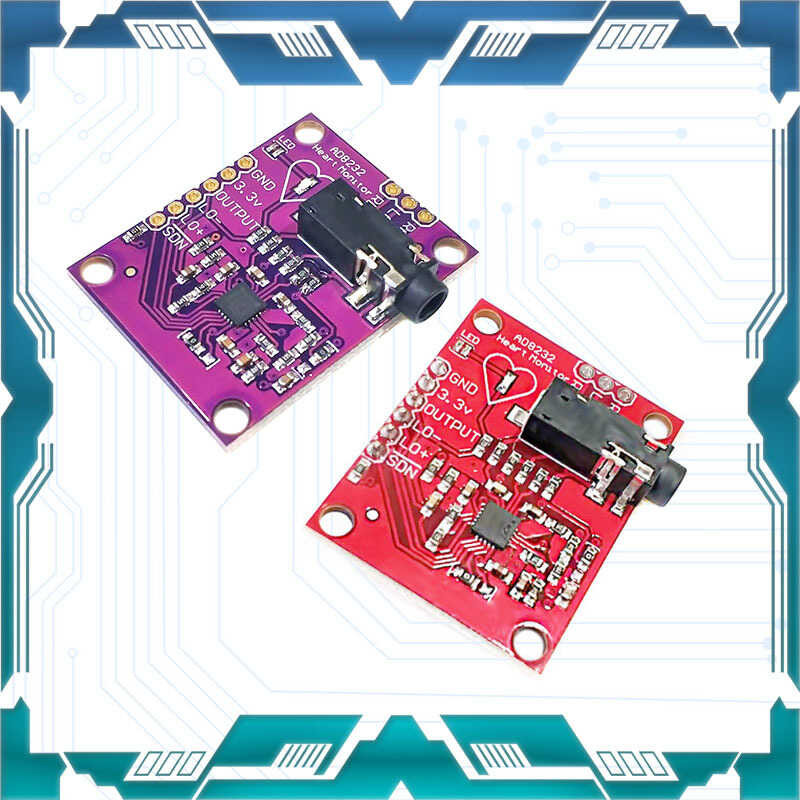 AD8232 ECG monitoring ECG physiological measurement pulse ECG ...