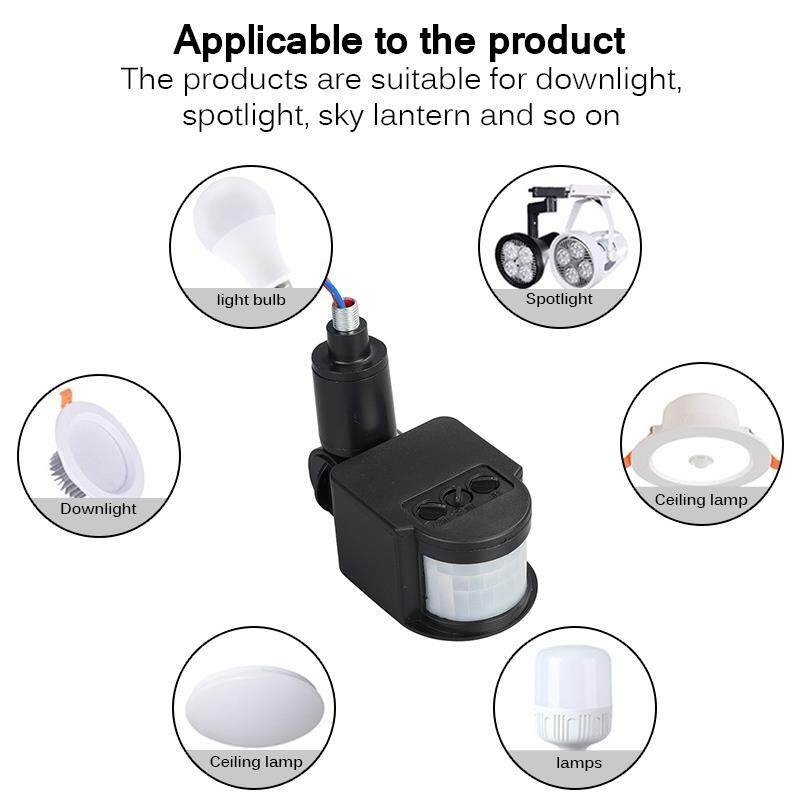LED Motion Sensor 220V 12V Infrared PIR Motion Sensor Detector Switch ...