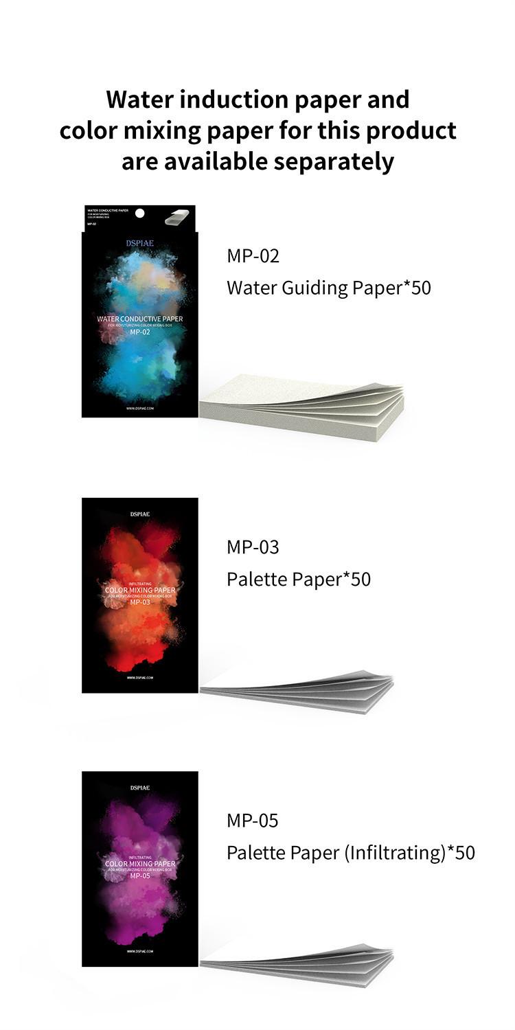 DSPIAE Moisturizing Color Palette for Water-based Paints Moisture ...