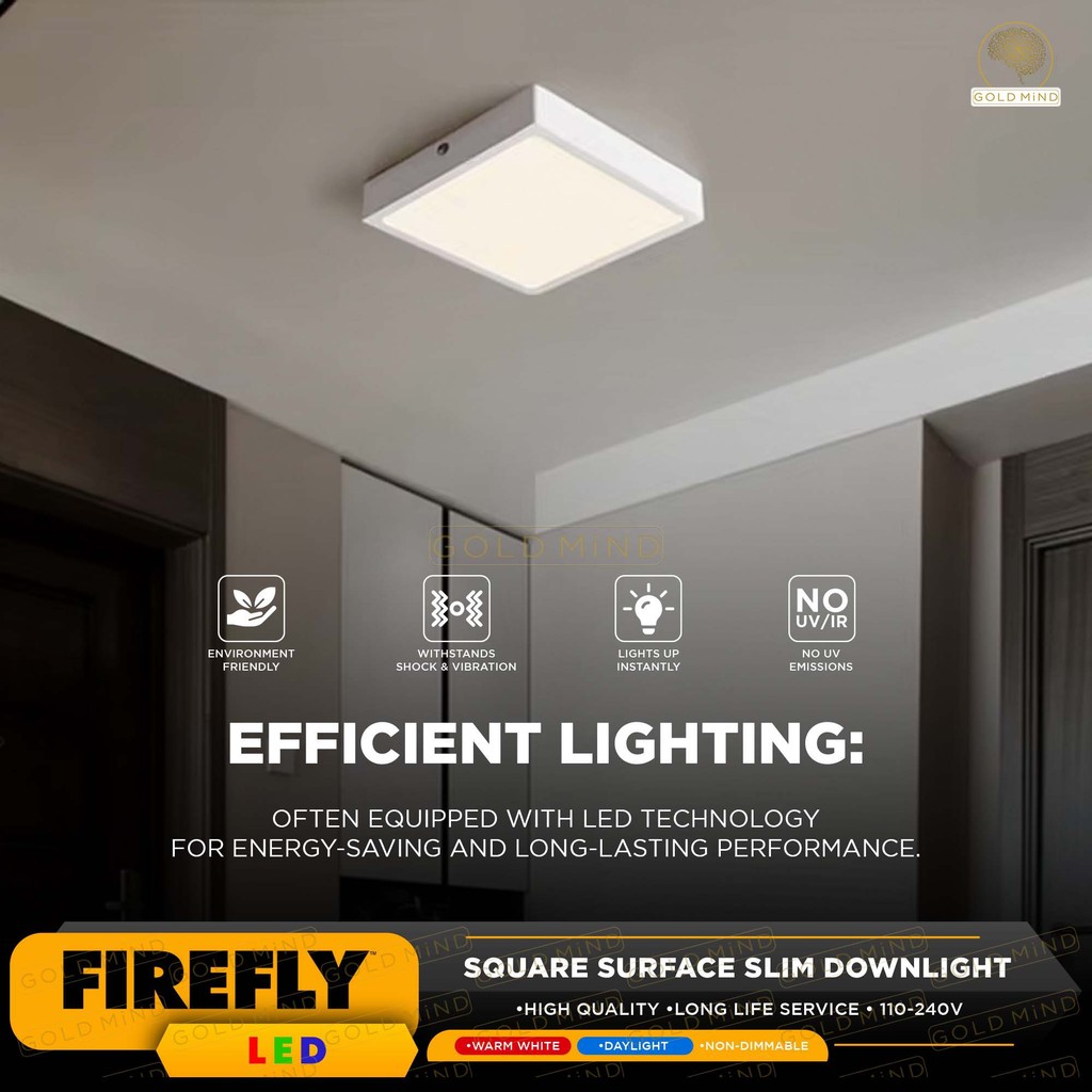 Firefly Basic Series LED Surface Slim Downlight (DAYLIGHT / WARM WHITE ...