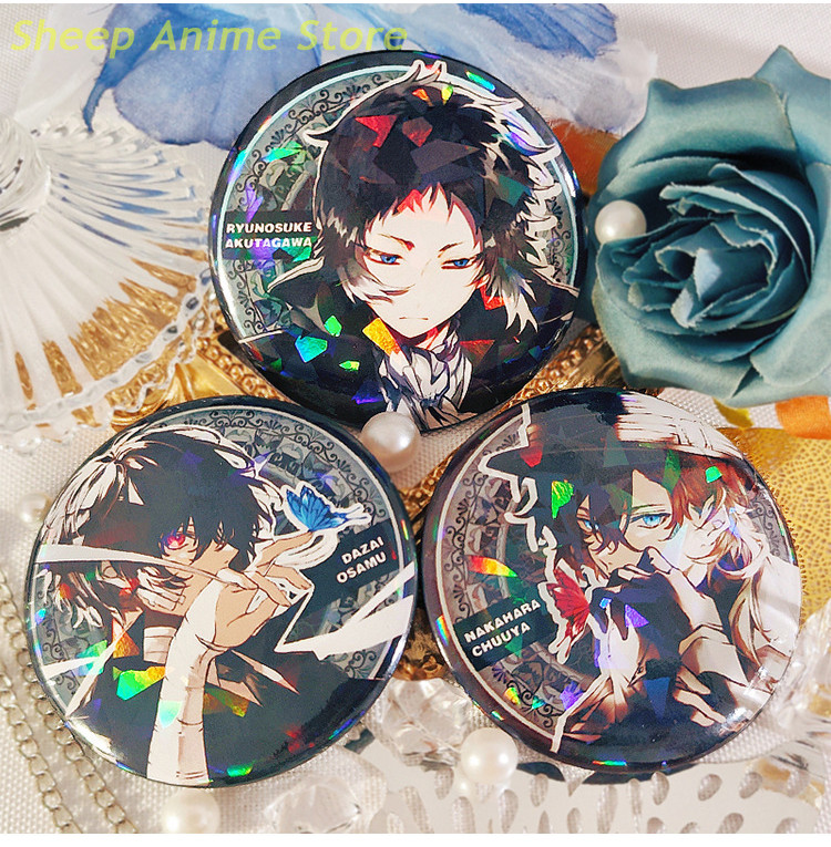 9 Badges Black Butler - Métal, 58mm, Figurines Sebastian & Ciel, Pour Cosplay Et Déco