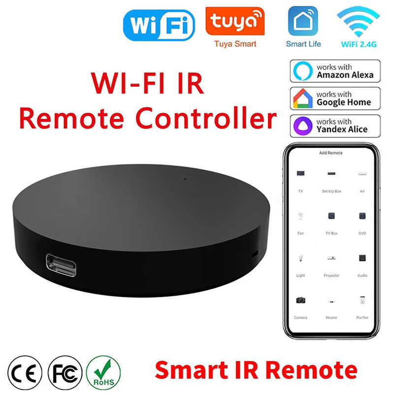 IR Wifi Universal Control With Tuya And Smart Life Remote For Air TV ...