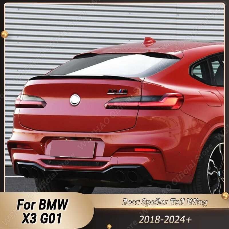 7D Car Rear Spoiler Lip Tail Wing For X4 G02 2018-2024+ Trunk Lid ...