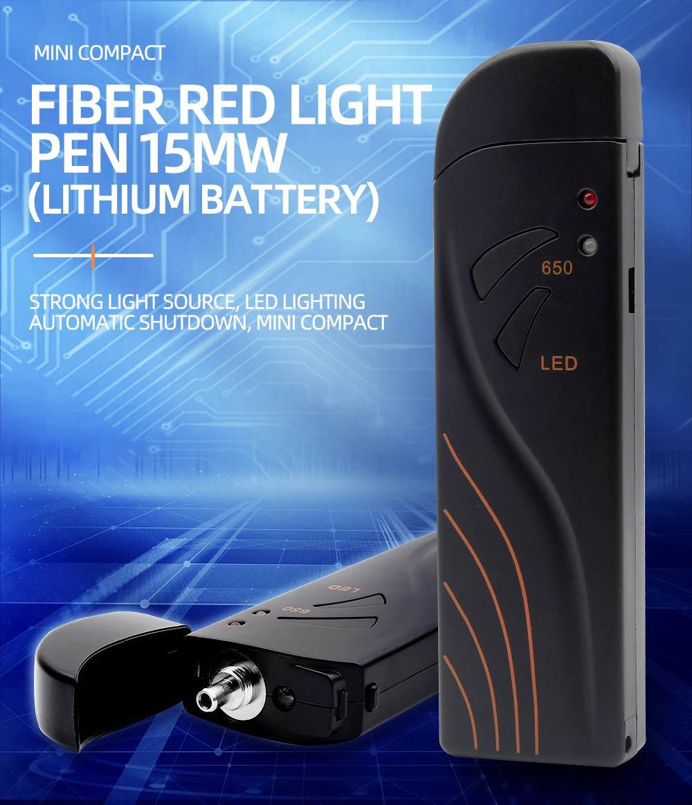 FTTH Mini Clamshell Fiber Fault Detector with Visual Fault Locator ...
