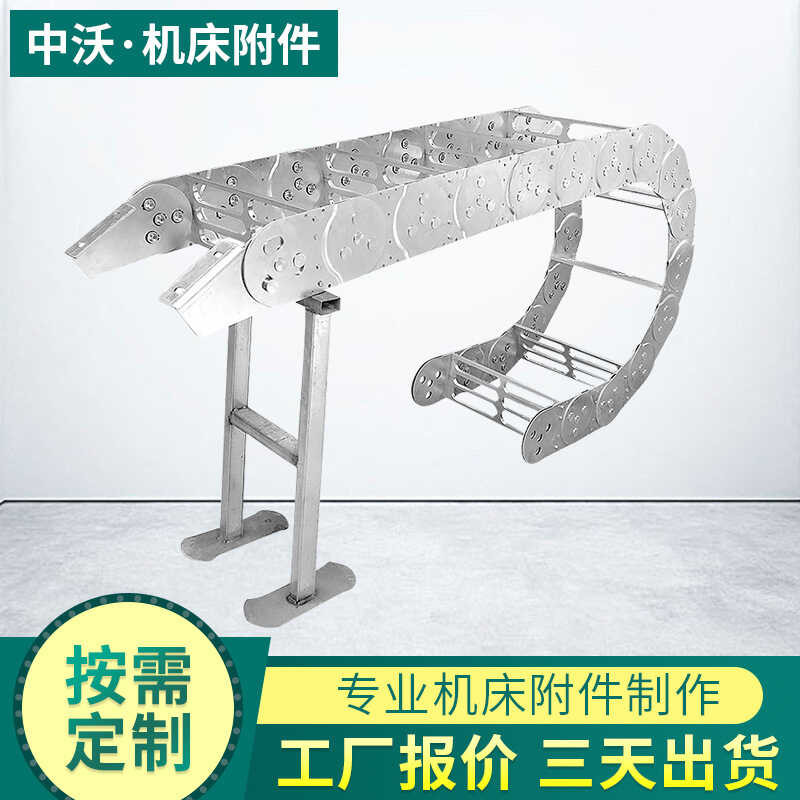 Bridge type machine tool fully enclosed metal threading track ...