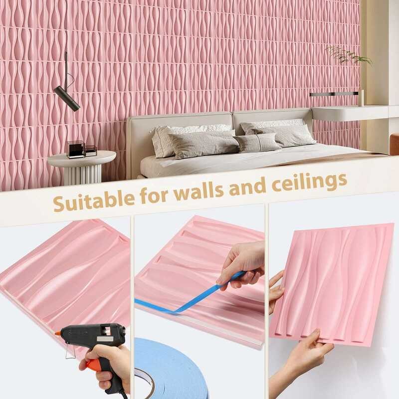 Photo inspiration: Picture Idea: Kuujojo C84 12 20 30Pack 3D Panels Interior Decor Modern