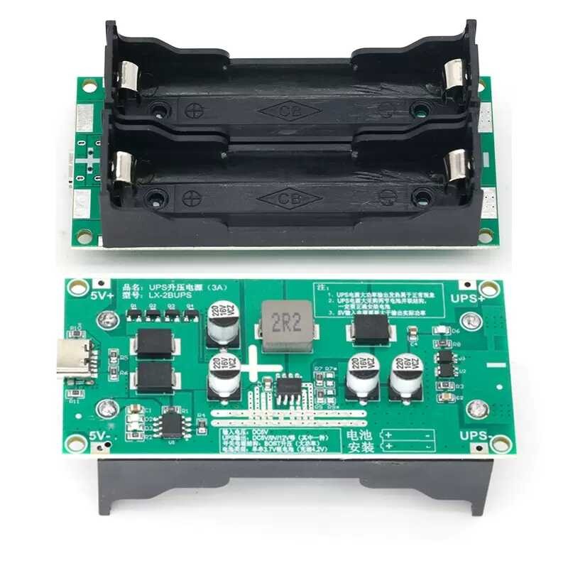 3A high-power 18650 lithium battery boost module 5V912V charging and ...