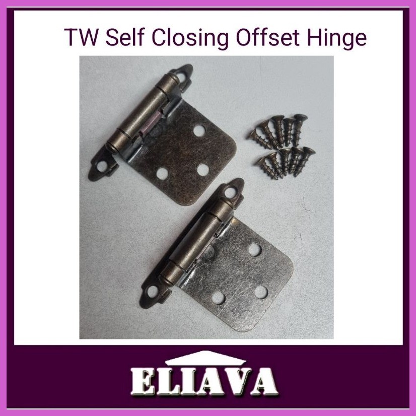 ㄨ ∆ TW Self Closing Offset Hinges (2 pcs) | Shopee Philippines