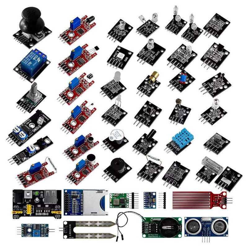 45 Sensor Module Learning Experiment Kit Suitable para sa STM32/UNOR3 ...