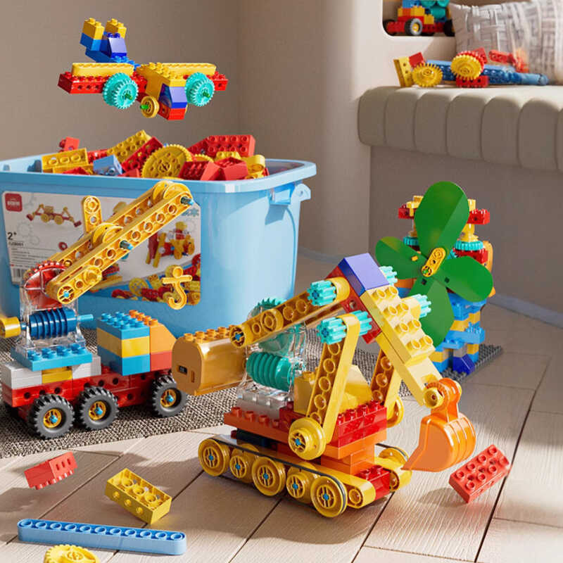 Building 3 94 Electric Blocks, Large Particles, Mechanical Gears ...
