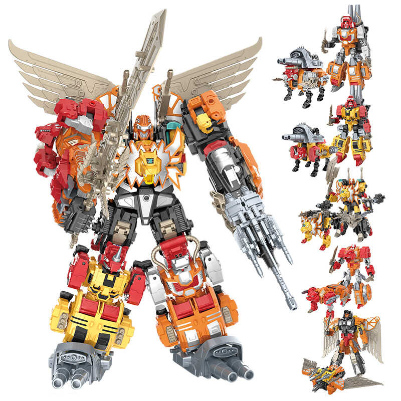 61 Stock Transformation TENGYANG 30Cm 6 Predaking 5 Sa 1 Predacons ...