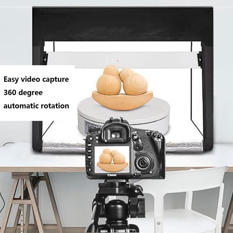 360° Rotation Mini Electric Truntable Rotating Display Stand Motorized ...