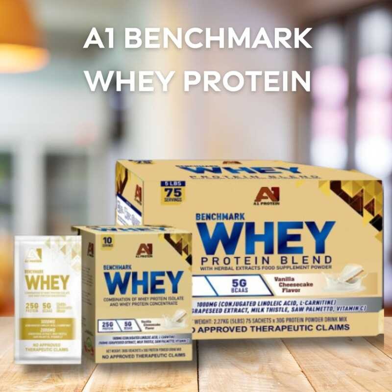 Whey Protein Concentrate A1 Benchmark 100% Blend Fast Digesting Per 10 ...