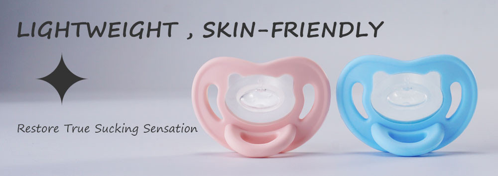 Pacifier puting set Baby nipple Super soft Silicone Pacifier SML Three ...
