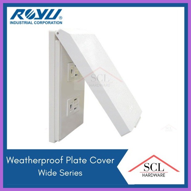 ROYU Wide Series Weather Proof Plate (NO OUTLET INCLUDED) | Shopee ...